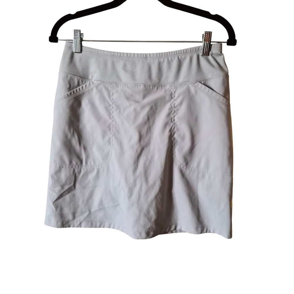 Cypress Club Womens Gray Active Golf Tennis Skort Pockets Size Small